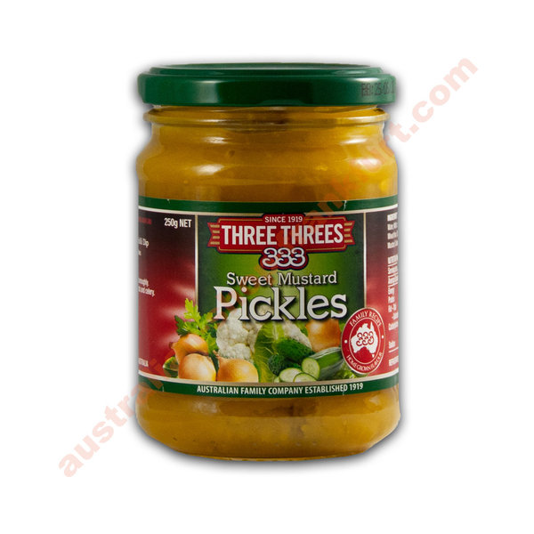 333's Mustard Pickles 250g