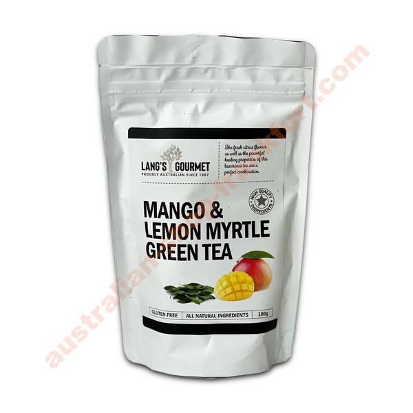 "Lang's Gourmet" Mango and Lemon Myrtle Green Tea
