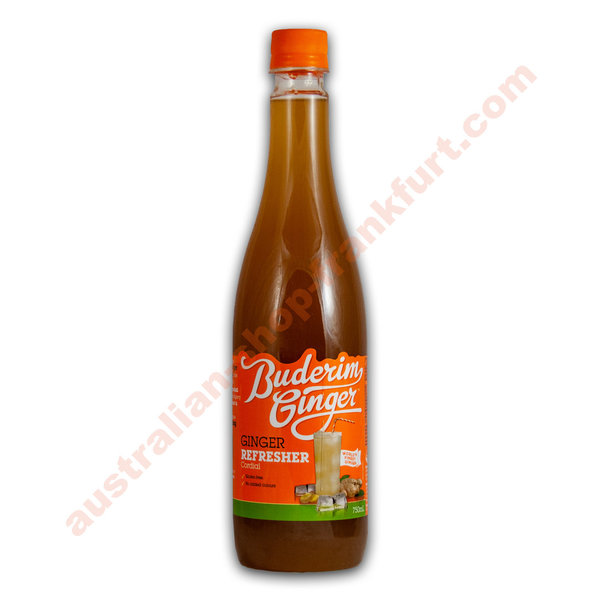 "Buderim" Ginger Refresher 750ml    Sonderpreis wg Best Before July 2023
