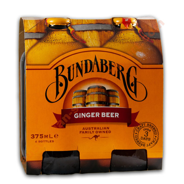 Bundaberg Ginger Beer 4pack 375ml