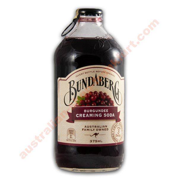 Bundaberg "Burgundee Creaming Soda" (Red Grapes)  -12er Kiste