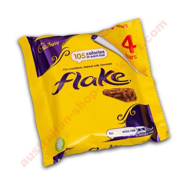 Cadbury FLAKE 4 bars= 102 g -