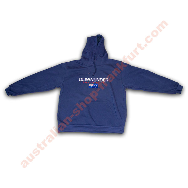 Sweatshirt/Hoodie - blau - Logo  Downunder + Flag