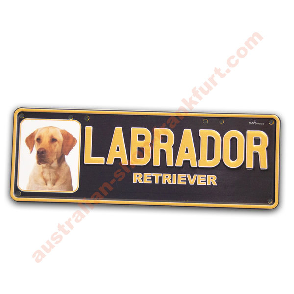 Number Plates - Labrador