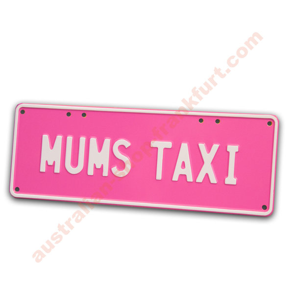 Number Plates - Mums Taxi