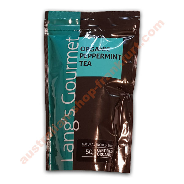 "Lang's Gourmet" Organic Peppermint Tea 100g - Mindesthaltb.08/22