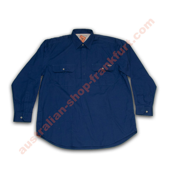 Hemd-R.M.Williams - Angus Shirt SH900 - dunkelblau