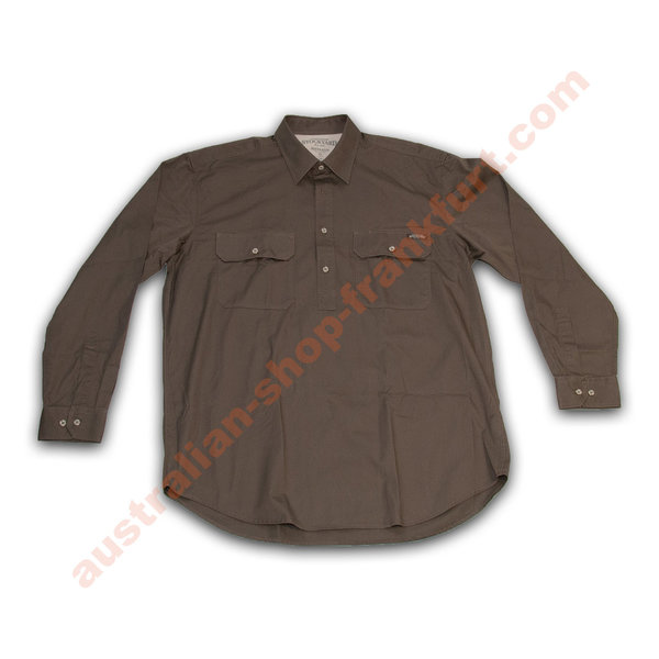 Hemd - R.M.Williams -SH900- Angus Shirt-silt