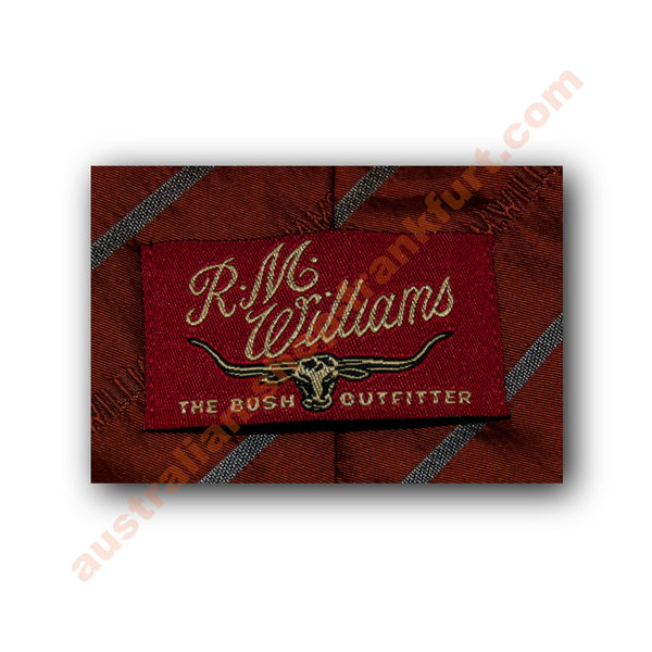 Krawatte - R.M.Williams Silk Tie dark orange