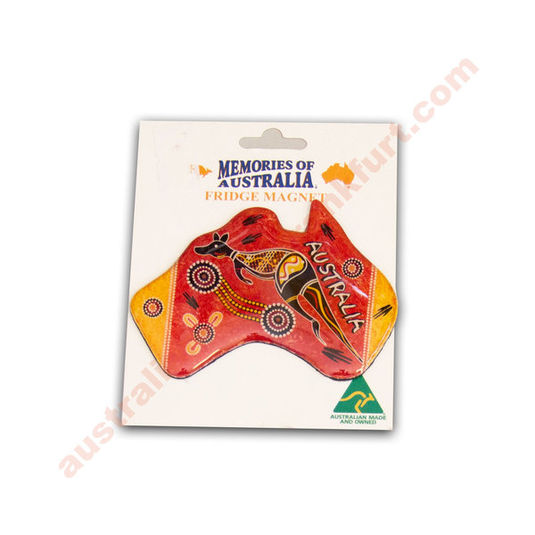 Magnet Aboriginal AUS - red/yellow