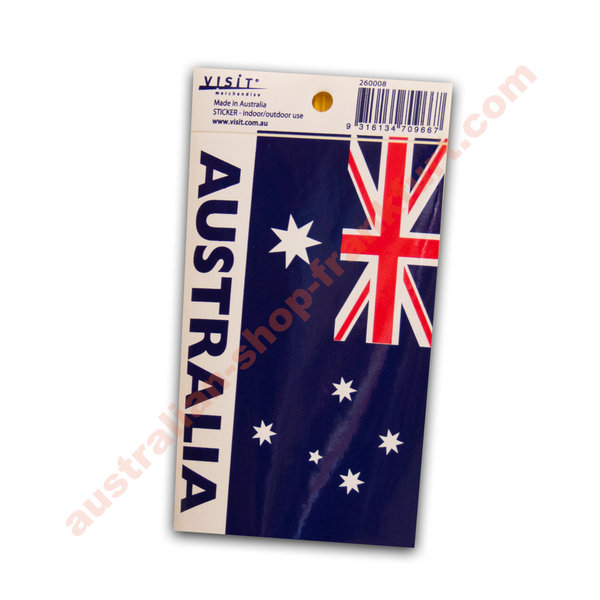 Aufkleber Australian Flag rechteckig