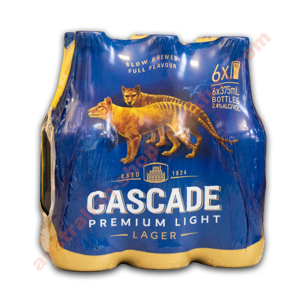 Cascade Premium Light 375ml Flaschen 6er Pack Sonderpreis wg MHD 19.Dez.2022
