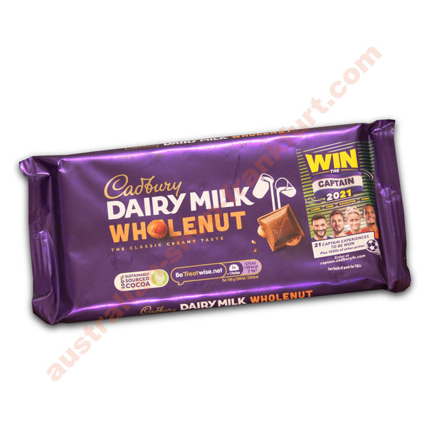 Cadbury's Dairy Milk Wholenut 200g - Sonderangebot MHD 01.08.22