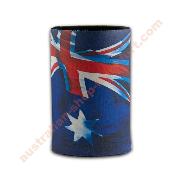 Stubby Holder - Aussie Flag waving