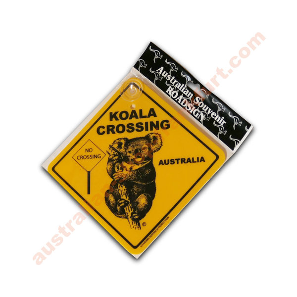 Warnschild für's Auto - Koala Crossing