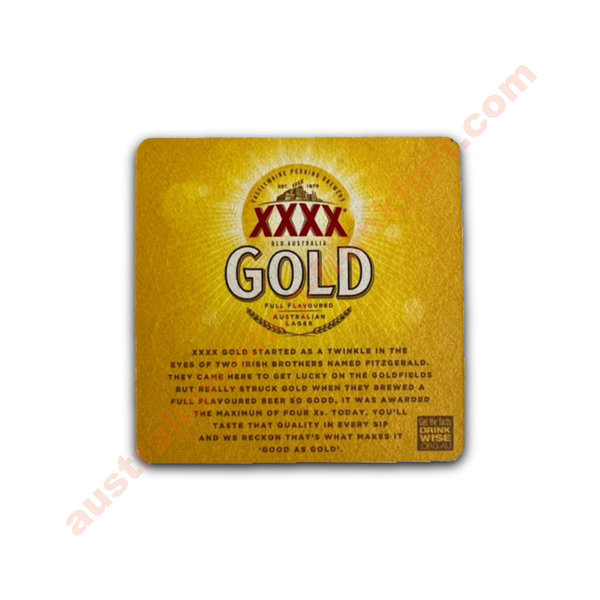Bierdeckel / Coasters 10er Pack - XXXX Gold