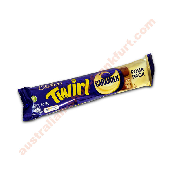Cadbury Twirl Caramilk - 4-pack- 58g - Sonderpreis wg MHD 13.6.23