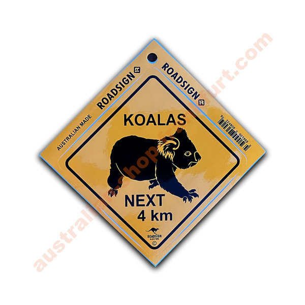 Aufkleber - Warnschild - Koalas
