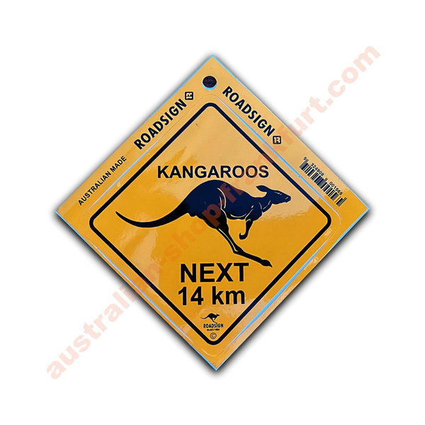 Aufkleber - Warnschild - Kangaroos