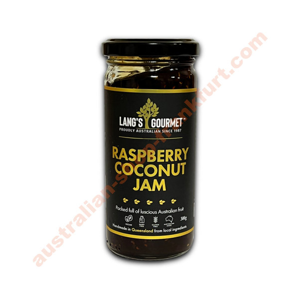 Lang's Raspberry Coconut Jam 300g