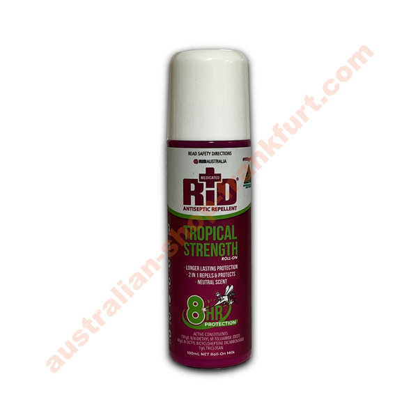 RID" Antseptic Insect Repellant Roll-On  Tropical Strength 100ml